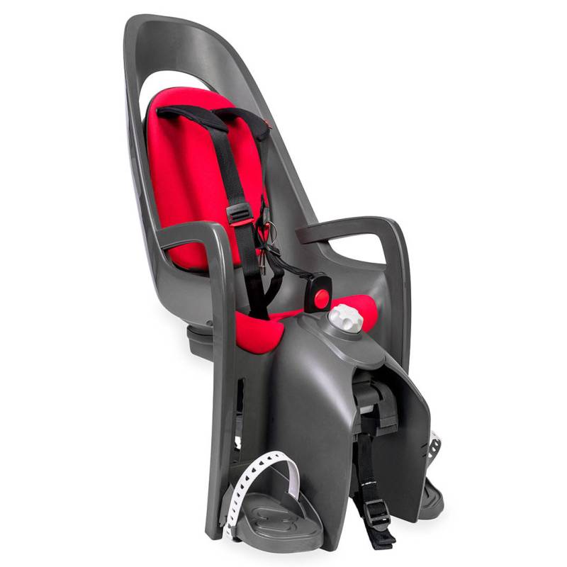 Hamax Caress Fahrrad Kindersitz Sitz Fahrradsitz Gepäckträgermontage Grau Rot  B-Ware von Hamax