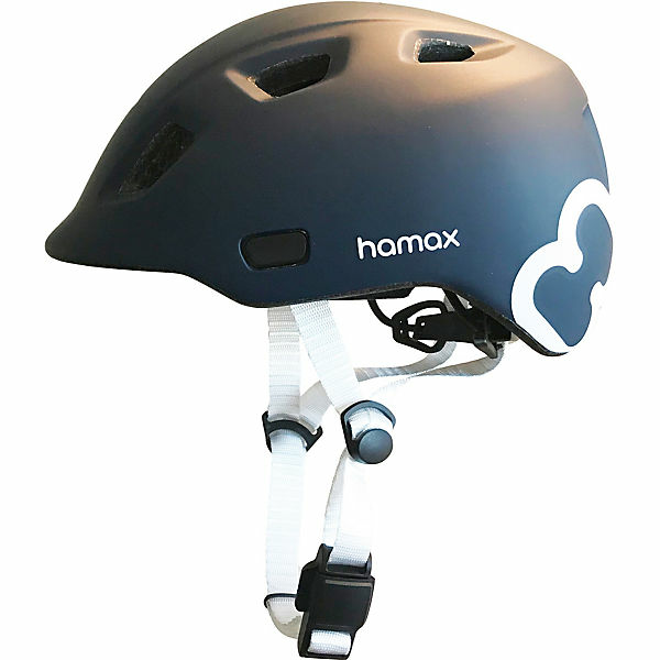 B-Ware Hamax Kinderfahrradhelm Fahrradhelm Thundercap Gr. S Helm Schutzhelm Blau Weiß von Hamax