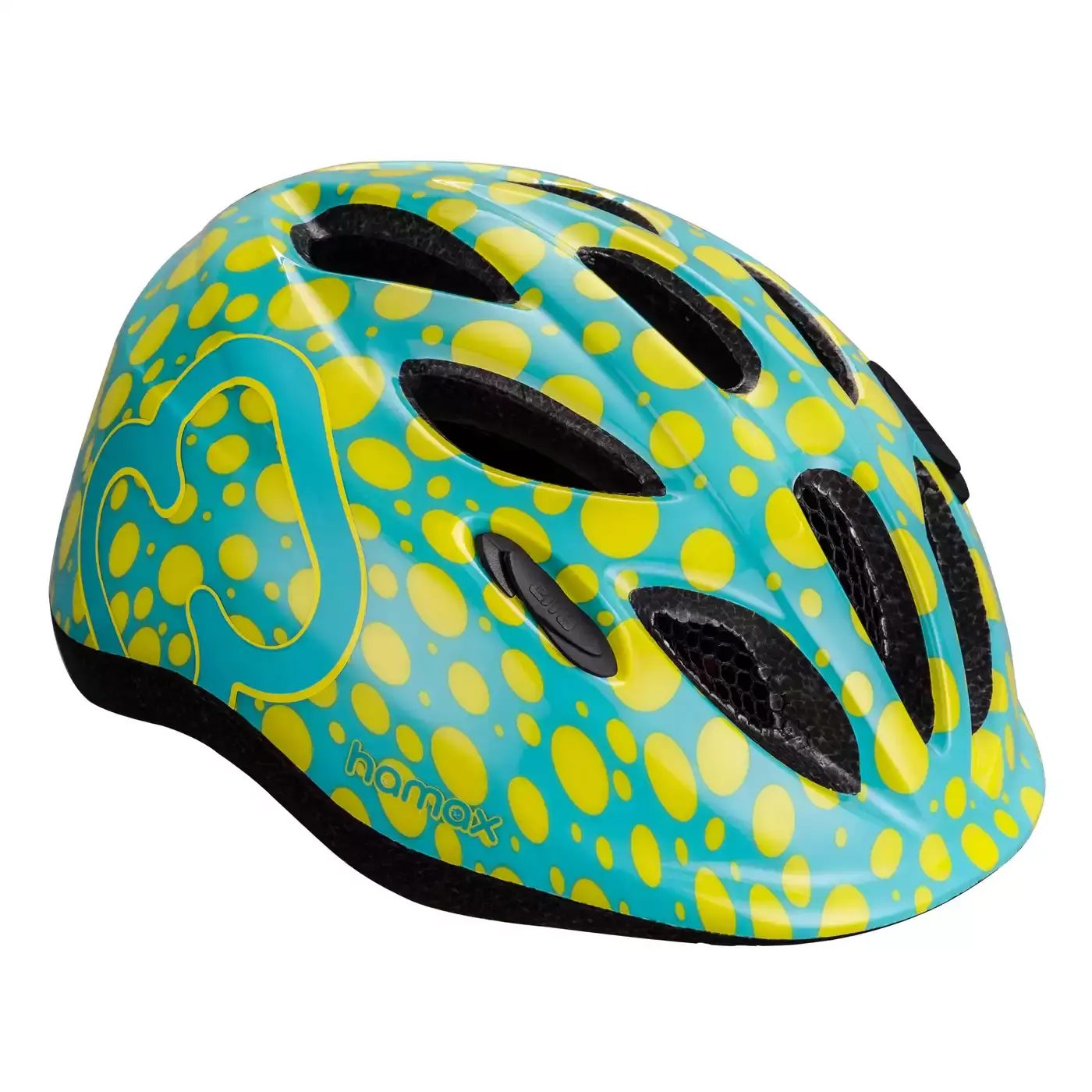 Hamax Skydive Fahrradhelm Helm Kinderhelm Grün Gelb Größe S Inmold Polycarbonat B-Ware von Hamax