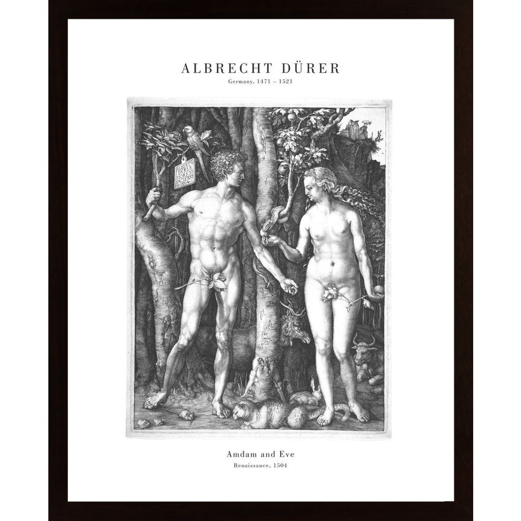 Adam And Eve Poster von Hambedo