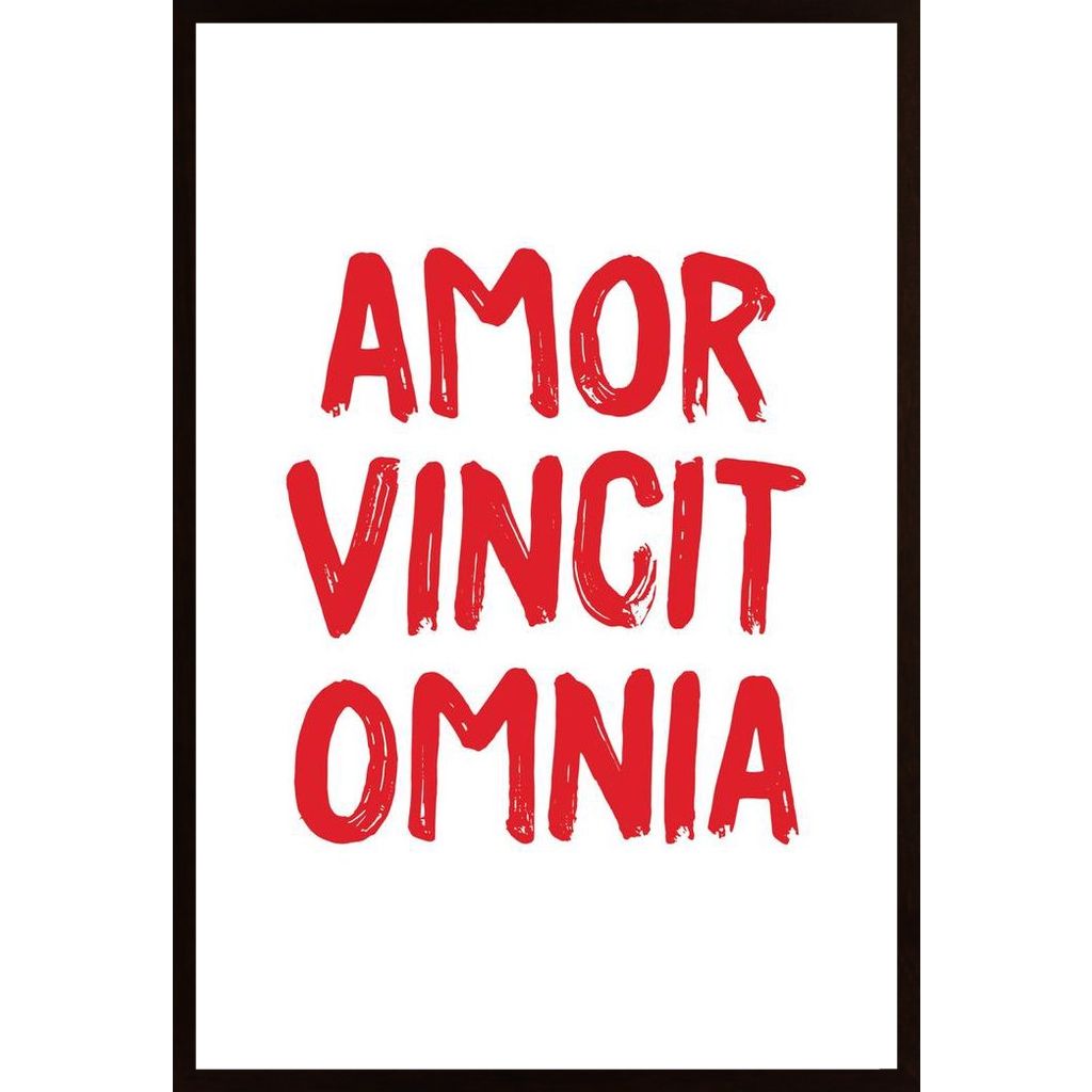 Amor Vincit Omnia 3 Poster von Hambedo