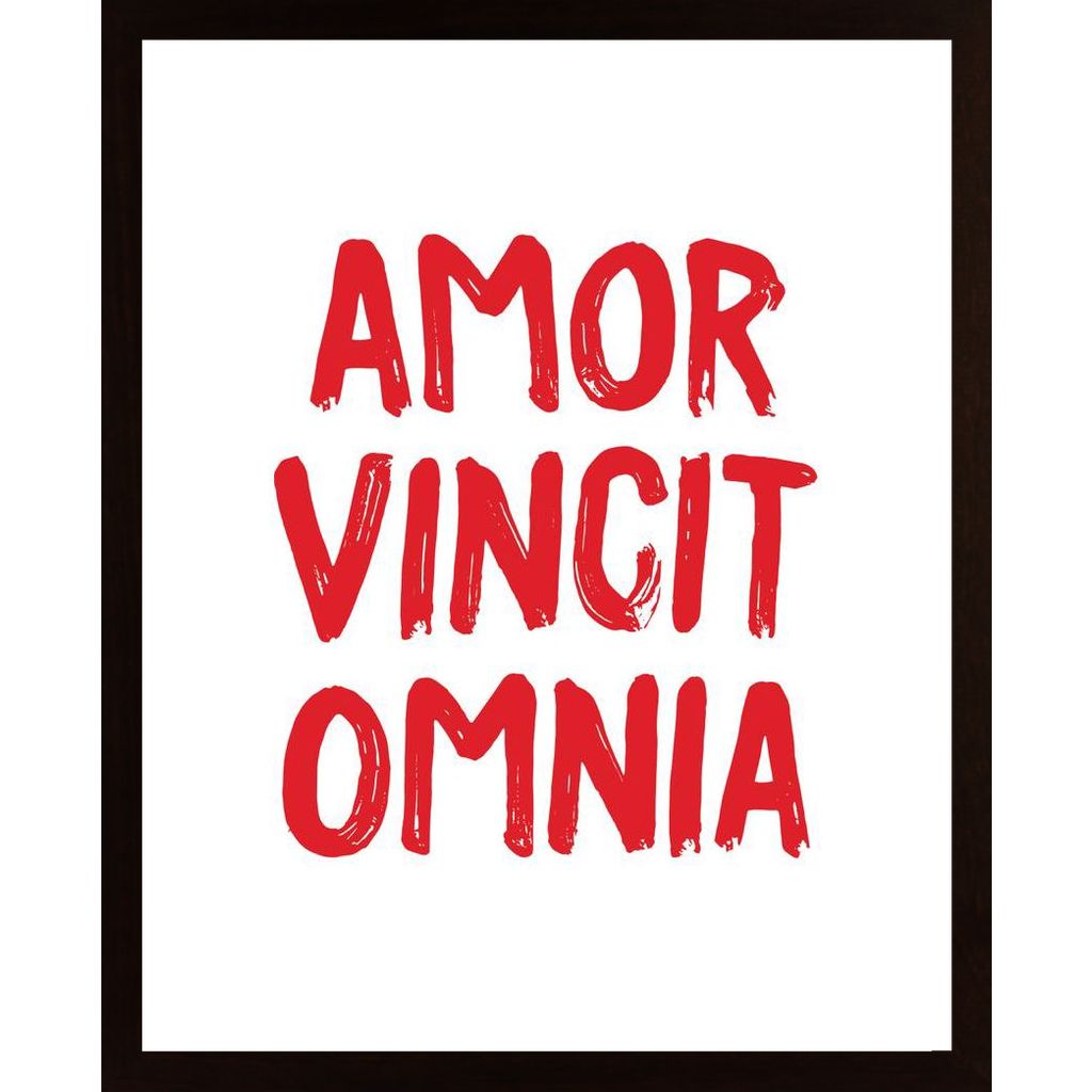 Amor Vincit Omnia 3 Poster von Hambedo