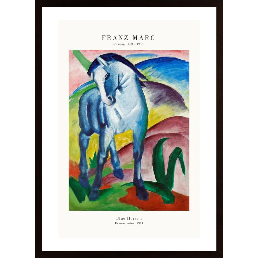 Blue Horse I Poster von Hambedo