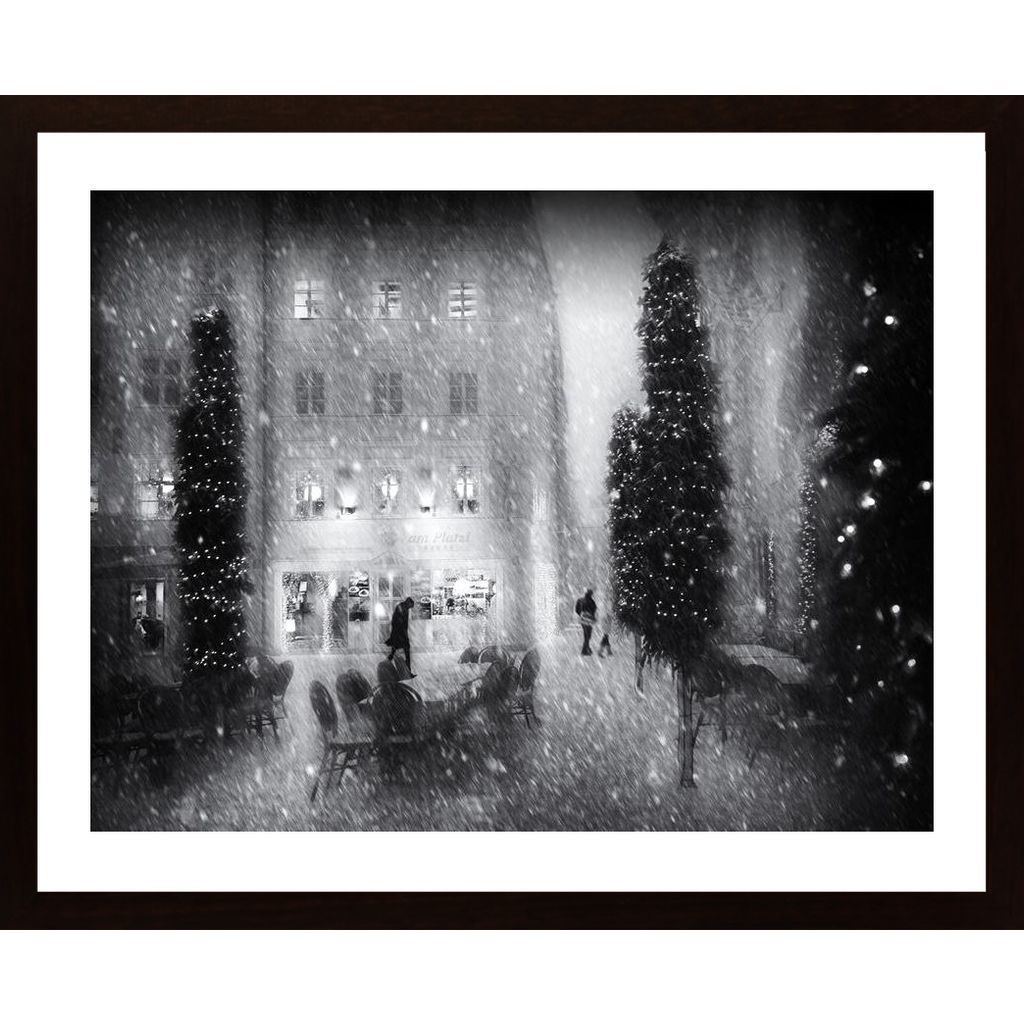 Christmas In The City Poster von Hambedo