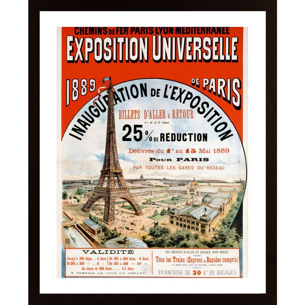 Expo 1889 Paris Poster von Hambedo