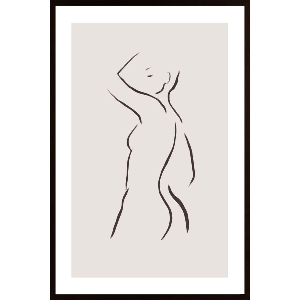 Female Body 2 Poster von Hambedo