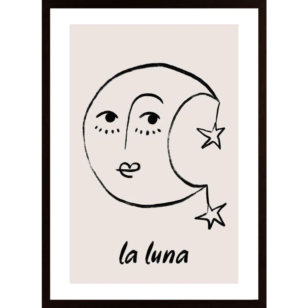 La Luna Poster von Hambedo