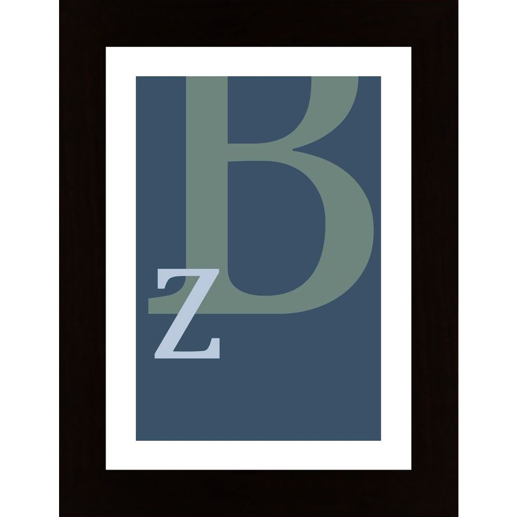 Letter B Poster von Hambedo