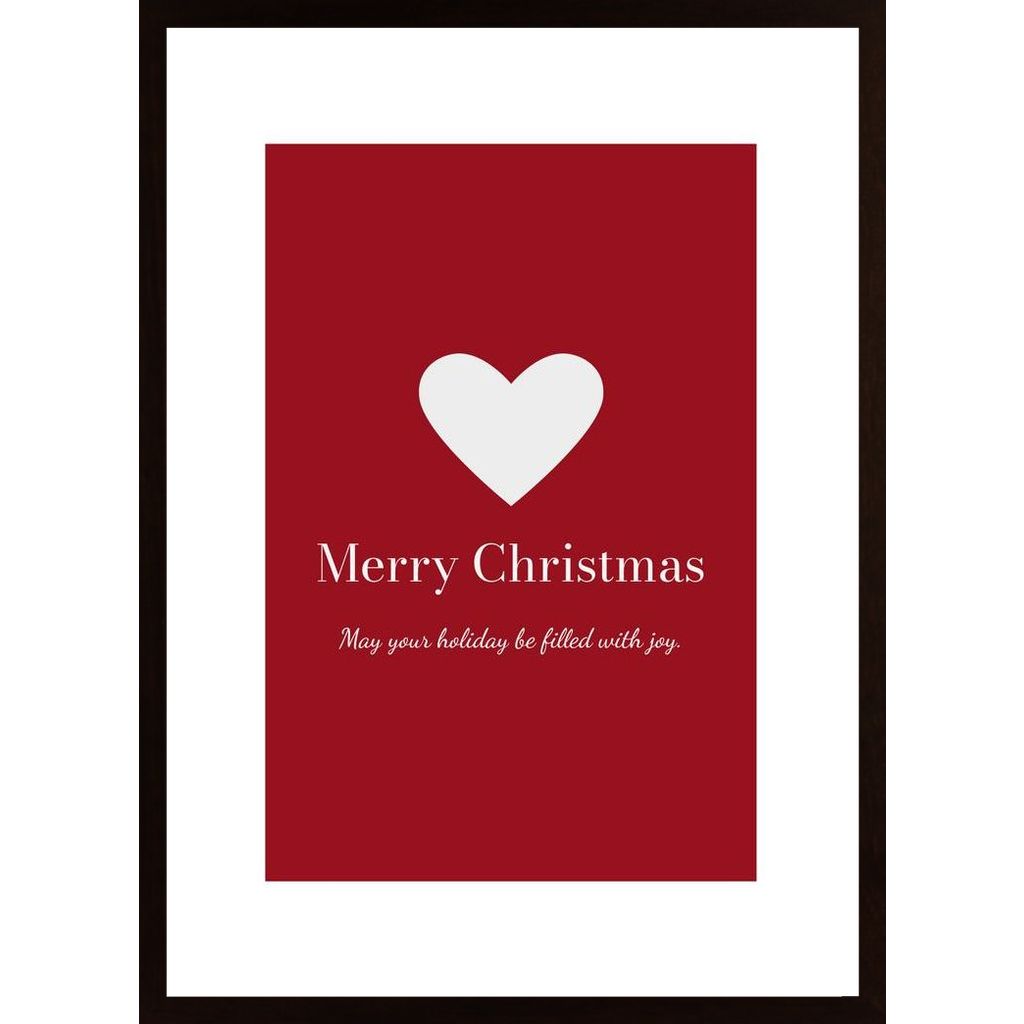 Merry Christmas Of Joy Poster von Hambedo