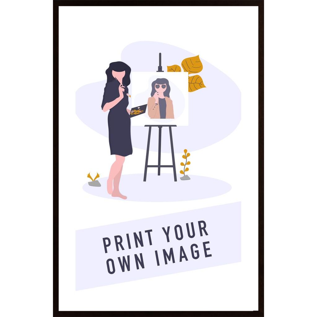 Print Your Own Image (Customizable) Poster von Hambedo