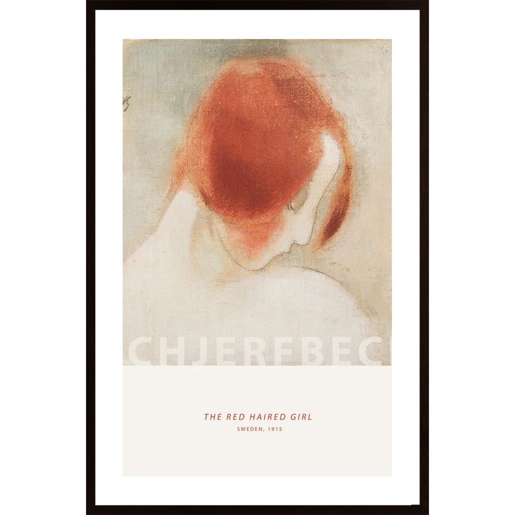 Red Haired Girl Poster von Hambedo