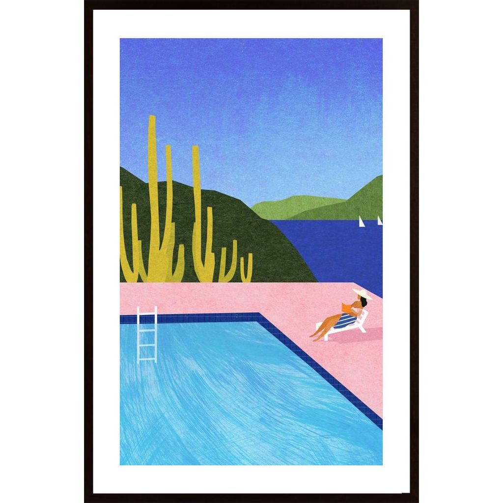 Swimming Pool Poster von Hambedo