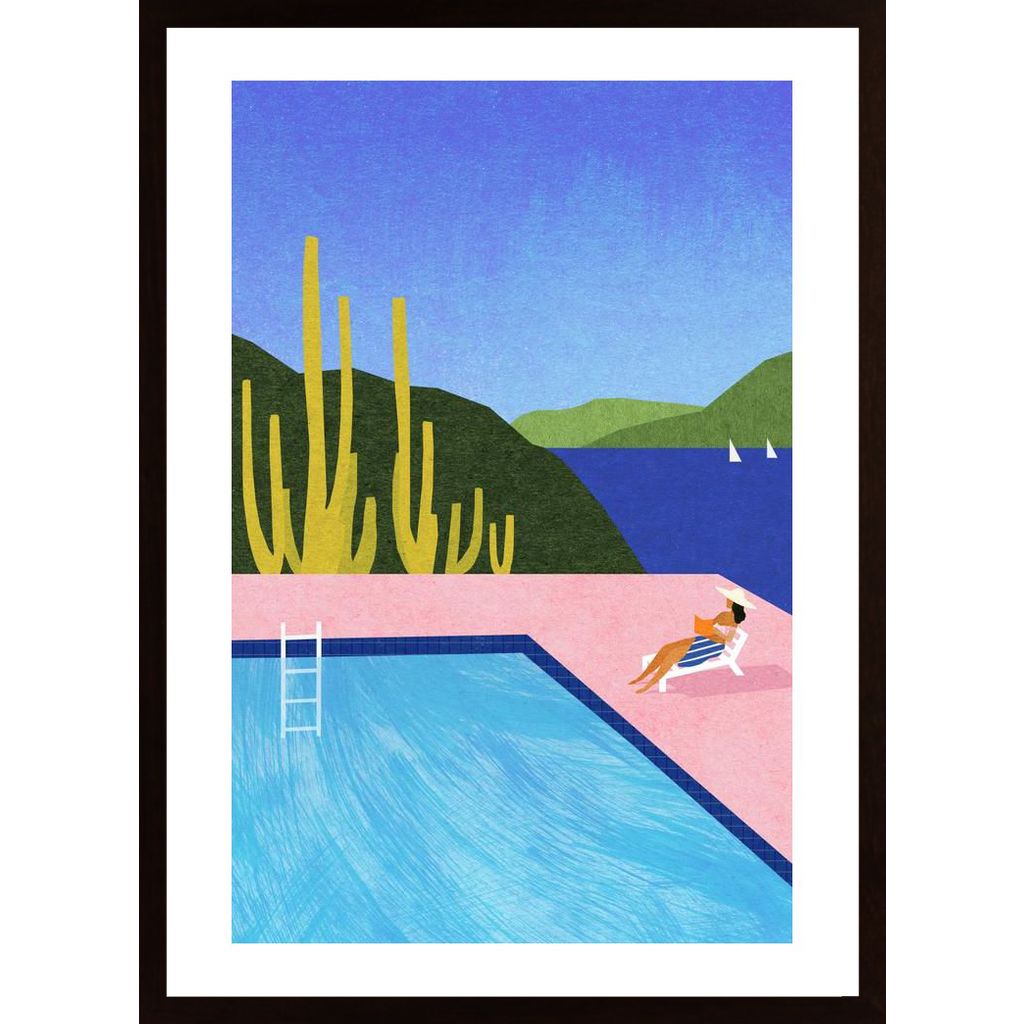 Swimming Pool Poster von Hambedo