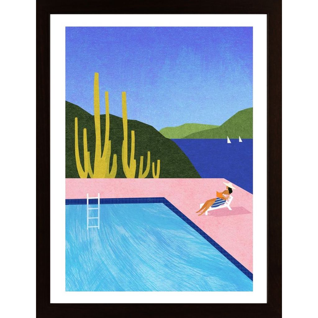 Swimming Pool Poster von Hambedo