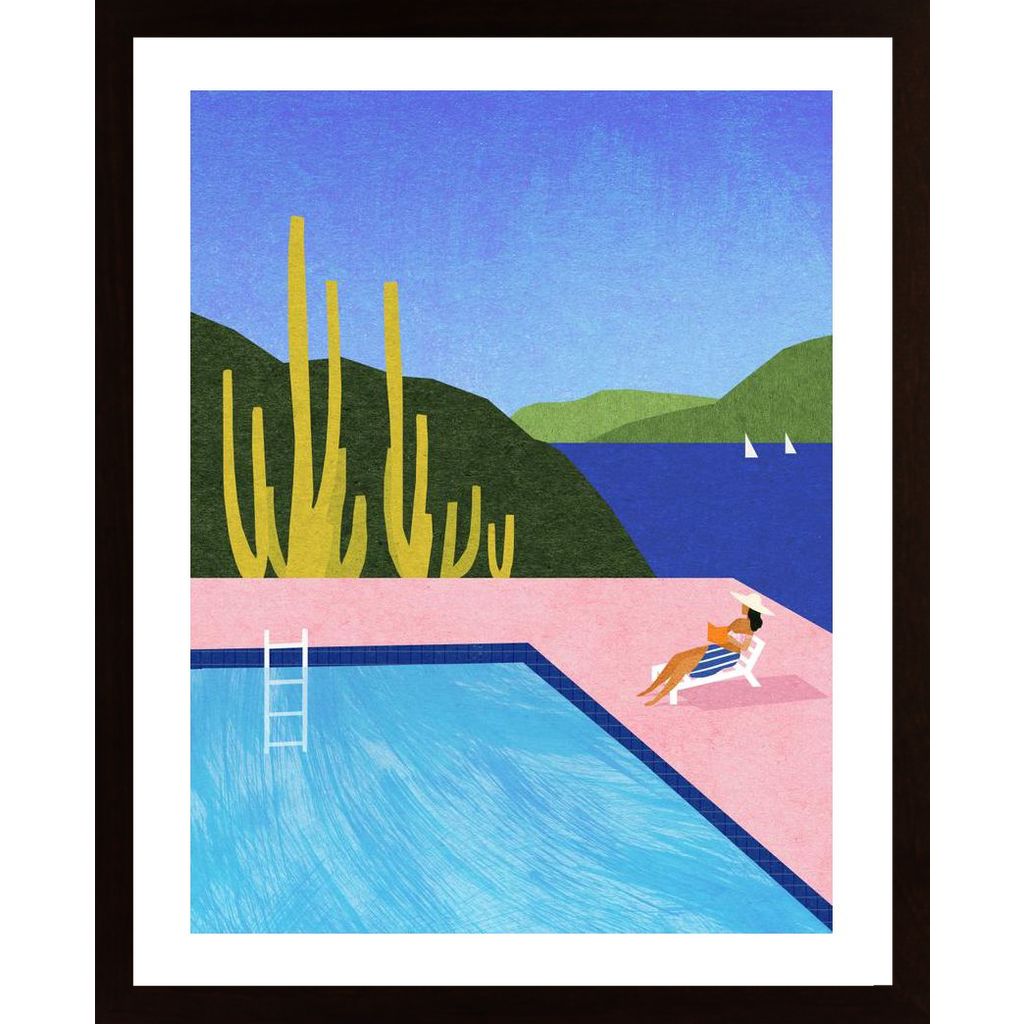 Swimming Pool Poster von Hambedo