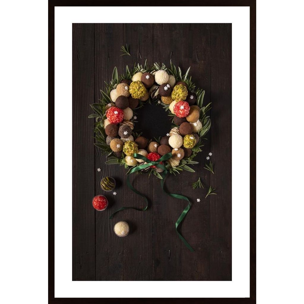 Truffles Christmas Wreath Poster von Hambedo