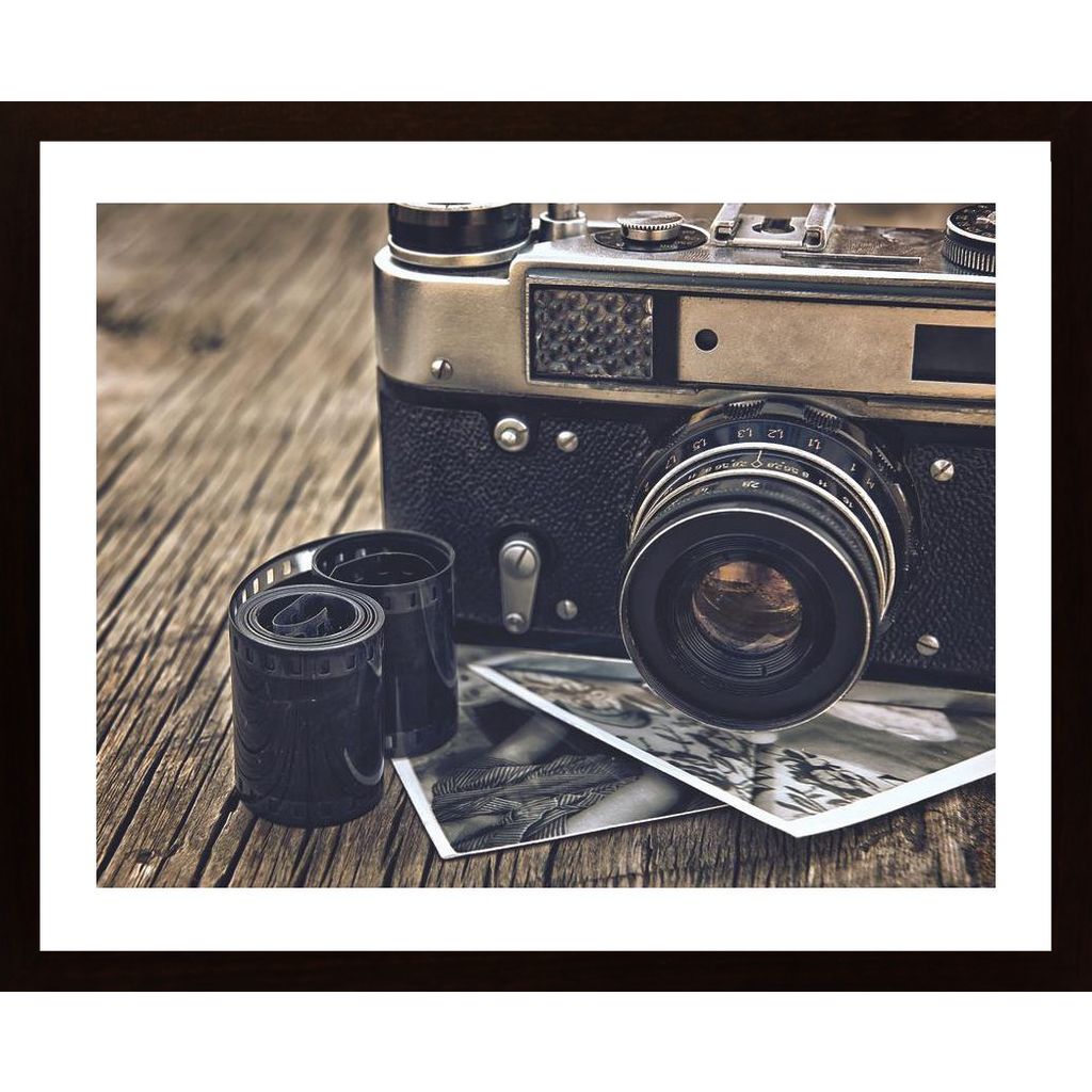 Vintage Camera Poster von Hambedo