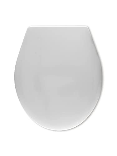 Hamberger WC-Sitz "Haro Plus 23" für Kinderklosett (Toilettensitz ohne Deckel, Edelstahl-Befestigung, Farbe weiß) 505800 von HARO