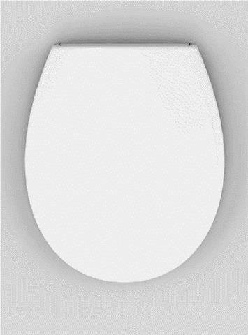 Haro Como Softclose WC-Sitz weiss mit Scharnier FastFixmutter C2702Y - universelle Passform von Hamberger