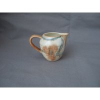 Milchkrug Kleiner Keramik-Krug Laufglasur Blau Braun Vintage S&g Scheurich Wgp Milchkrug Kleiner Keramik-Krug Laufglasur Blau Braun Vintage S&g Scheurich Wgp von HamburgVintage