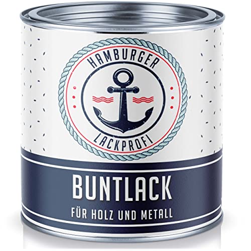 Buntlack MATT für Holz und Metall Blaugrau RAL 7031 Grau Metalllack Metallfarbe Holzlack Holzfarbe // Hamburger Lack-Profi (2,5 L) von Hamburger Lack-Profi