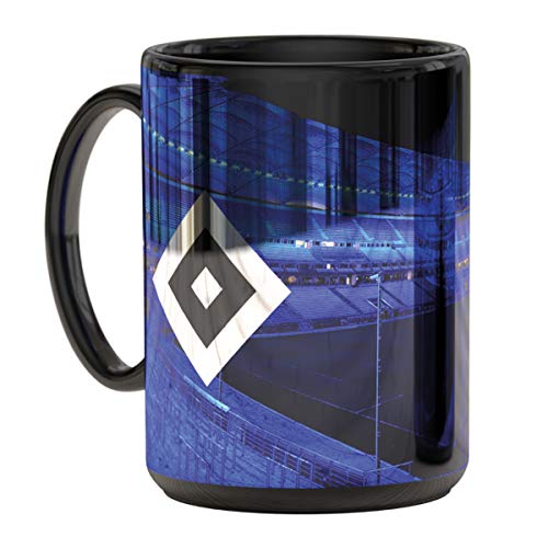 Hamburger SV HSV Tasse, Becher Metallic Stadion blau, 29972 von Hamburger SV