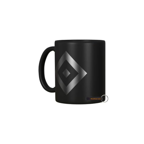 Hamburger SV HSV Tasse „Raute Schwarz“ – Offizieller Fanartikel – 0,3l Becher mit HSV Raute & Nur der HSV Schriftzug – Keramik Hamburger SV HSV Tasse „Raute Schwarz“ – Offizieller Fanartikel – 0,3l Becher mit HSV Raute & Nur der HSV Schriftzug – Keramik von Hamburger SV
