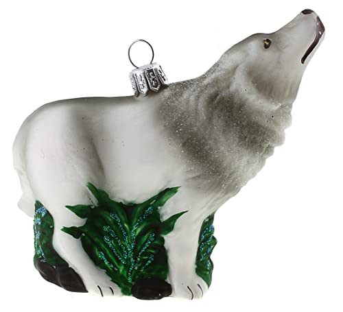 Hamburger Weihnachtskontor® - Christbaumschmuck - Heulender Wolf von Hamburger Weihnachtskontor