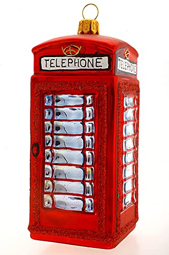 HAMBURGER WEIHNACHTSKONTOR® - Christbaumfiguren Telefonzelle aus London von Hamburger Weihnachtskontor
