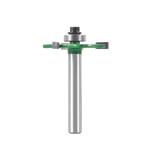 1 STÜCK 8 MM Schaft Grün 3 Hartmetall T-Typ Stoßfräser Mit Lager Z3 Falzfräser for Holzarbeiten Planfräser Schaftfräser(8x40x3) von Hameate