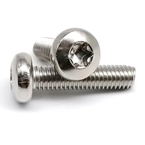 10 STÜCKE/50 STÜCKE M3 M4 Sechs-Lappen Torx Pan Rundkopfschraube Bolzen 304 A2-70 Edelstahl(18mm,M4 10pcs) von Hameate