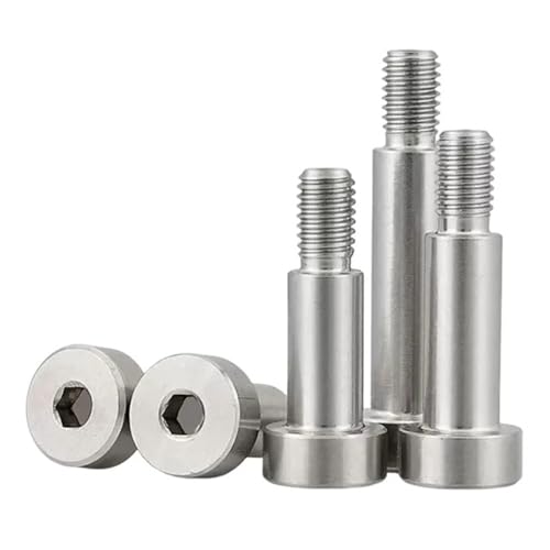 10 STÜCKE M2 M2.5 M3 304 Edelstahl Sechskant Innensechskant Kopf Rollenlager Schulterschraube Sachen Schraube Inbusschraube(10mm,D2.5x M2 (10pcs)) von Hameate