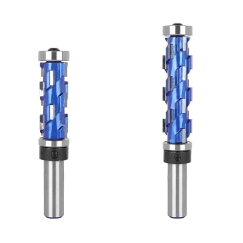 1PC/2PCS Hartmetall Spirale Trimmen Bit Flush TrimRouter Bit Holzbearbeitung Fräser for Holz Bit Planfräser Hartmetall-schaftfräser(2pc 12.7 shank) von Hameate