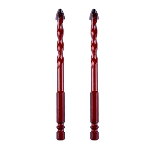 1PC/2PCS Kreuz Hex for Beton Porzellan Fliesen Glas Metall Werkzeuge Hartmetall(2pcs 8mm) von Hameate
