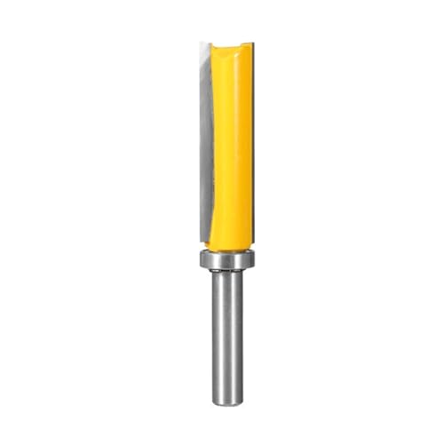 1PC/3PCS/4PCS 8MM Schaft 12MM 12,7MM 14MM Muster Bit Router Bit hartmetall Holzbearbeitung Fräser for Holz Bit Planfräser Schaftfräser(8x14x50) von Hameate