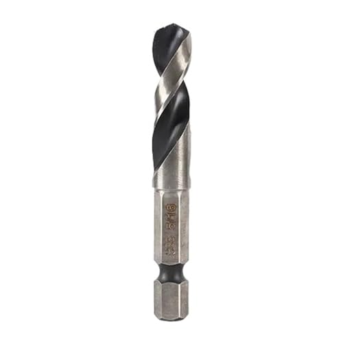 1PC/5PCS Stubby Bohrer for Metall 1/4 Zoll Schnell Ändern Hex Schaft Twist Bohrer Bit Kurze länge HSS Bohrer(1PC 7.93) von Hameate