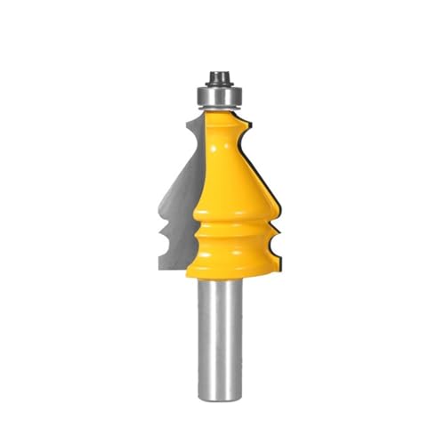 1PC 6,35 MM 8MM 12MM 12,7 MM Schaft Bit Router Bits Holzbearbeitung Fräser for Holz Werkzeuge ende Mühle Planfräser(12.7x35x45) von Hameate