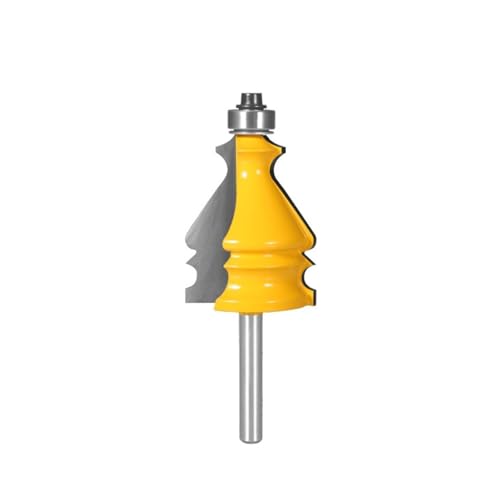 1PC 6,35 MM 8MM 12MM 12,7 MM Schaft Bit Router Bits Holzbearbeitung Fräser for Holz Werkzeuge ende Mühle Planfräser(6.35x35x45) von Hameate