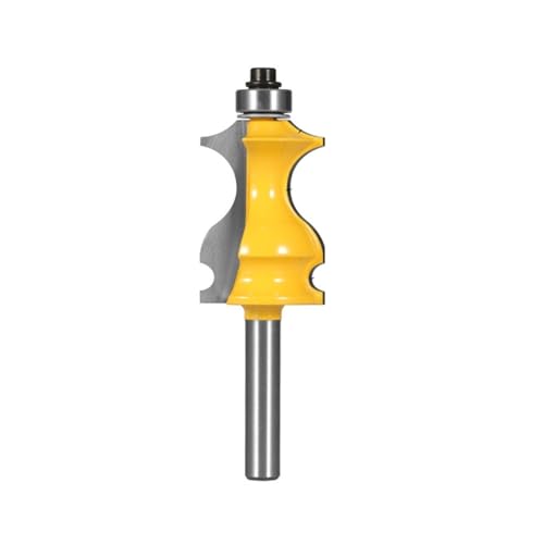 1PC 6,35 MM 8MM 12MM 12,7 MM Schaft Fisch Handlauf Bit Router Bits Holzbearbeitung Fräser for holz Bit Hartmetall Planfräser(8x28.6x41) von Hameate