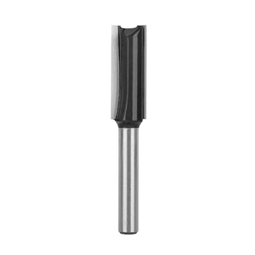 1PC 6MM 6,35 MM Schaft Gerade Bit Router Bit Holzbearbeitung Fräser for Holz Bit Planfräser Hartmetall-schaftfräser(6.35x11x30 Black) von Hameate