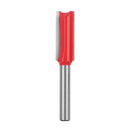 1PC 6MM 6,35 MM Schaft Gerade Bit Router Bit Holzbearbeitung Fräser for Holz Bit Planfräser Hartmetall-schaftfräser(6.35x11x30 Red) von Hameate