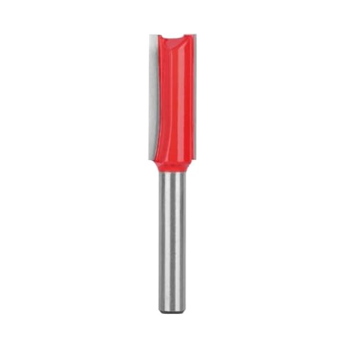1PC 6MM 6,35 MM Schaft Gerade Bit Router Bit Holzbearbeitung Fräser for Holz Bit Planfräser Hartmetall-schaftfräser(6x11x30 Red) von Hameate