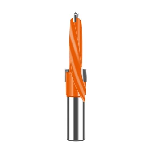 1PC Holzbearbeitungsmaschine Reihenbohrer Vorwärts Drehen Rückwärts Legierung Holzbearbeitungs-Bitöffner 3-in-1 Scharnier Wolframstahl-Bit(8X30 12X70L) von Hameate