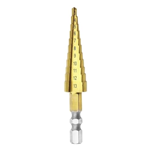 1PC Stufenbohrer Sechskantschaft Stufenbohrer Twists Bit Hochgeschwindigkeitsstahl Lochöffner Bohrer 1PC Stufenbohrer Sechskantschaft Stufenbohrer Twists Bit Hochgeschwindigkeitsstahl Lochöffner Bohrer von Hameate