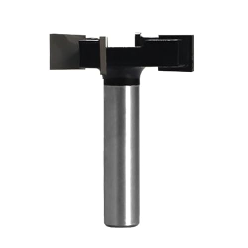 1PC Z4 Stoßen Bit Mit Vier Hartmetall Router Bit Holzbearbeitung Fräser for Holz Bit Planfräser Schaftfräser Werkzeuge(12x50.8x12.7 Black) von Hameate