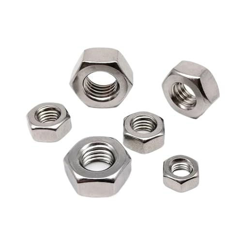 5 STÜCKE/10 STÜCKE/50 STÜCKE Linksgewinde 304 Edelstahl Reverse Gegenüber Hex Sechskantmutter(M3 50pcs) von Hameate