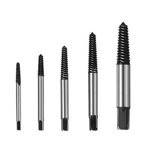 5PCS Gebrochen Screwdrive Guide Gebrochen Bolzen Entferner Einfach Heraus Schraubendreher Schraube Extractor Drill Bit von Hameate