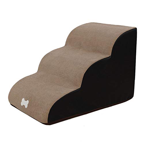 Hundeleiter, Hundetreppe Für Kleine Hunde - 3 Schritte Haustiere Treppen Hund Rampe Leiter Sofa Bettleiter für Hunde & Katzen Hundeleiter, Hundetreppe Für Kleine Hunde - 3 Schritte Haustiere Treppen Hund Rampe Leiter Sofa Bettleiter für Hunde & Katzen von Hameio