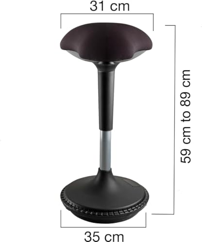 Hamelin GmbH Mehrzweck-Hocker Moove schwarz Packung mit 12 Stück von Hamelin GmbH