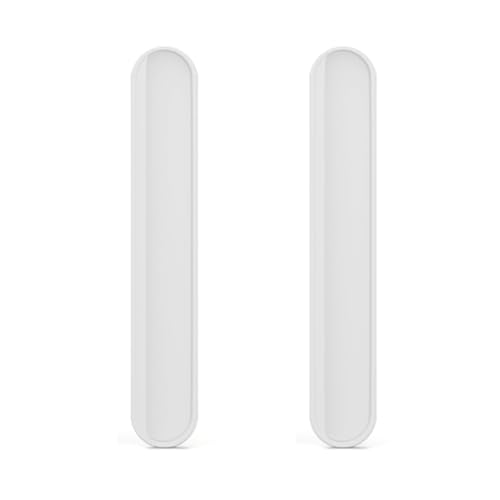 Schrankgriffe aus Aluminiumlegierung, mehrfarbig, versenkte Griffe für Schiebetüren, Schubladen, Fenster und Möbelbeschläge, Weiß, Länge 160 mm, 2 Stück von Hamender